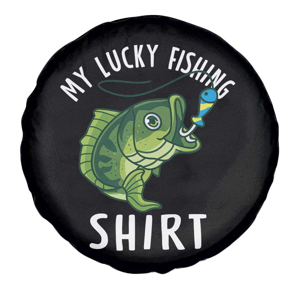 Lucky Fishing Spare Tire Cover Funny Fisherman Fish Lovers TS10 Print Your Wear