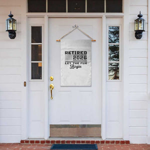 Retirement 2026 Garden Flag Cool Retired Gift American Flag TS10 Print Your Wear