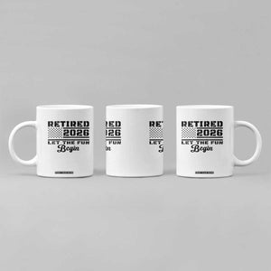 Retirement 2026 Coffee Mug Cool Retired Gift American Flag TS10 Print Your Wear