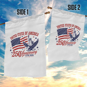 USA 250th Anniversary Garden Flag Land Of The Free USA Patriotic 1776 2026 Statue Of Liberty Eagle Flag TS10 Print Your Wear