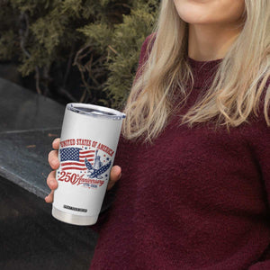 USA 250th Anniversary Tumbler Cup Land Of The Free USA Patriotic 1776 2026 Statue Of Liberty Eagle Flag TS10 Print Your Wear