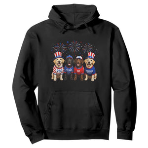 Labrador Retriever Americas 250th Anniversary Hoodie 4th July US 250 Years Of Freedom Dog Lovers 1776 2026