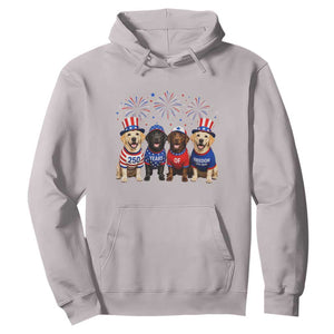 Labrador Retriever Americas 250th Anniversary Hoodie 4th July US 250 Years Of Freedom Dog Lovers 1776 2026
