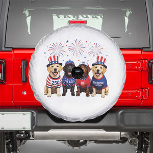 Labrador Retriever Americas 250th Anniversary Spare Tire Cover 4th July US 250 Years Of Freedom Dog Lovers 1776 2026