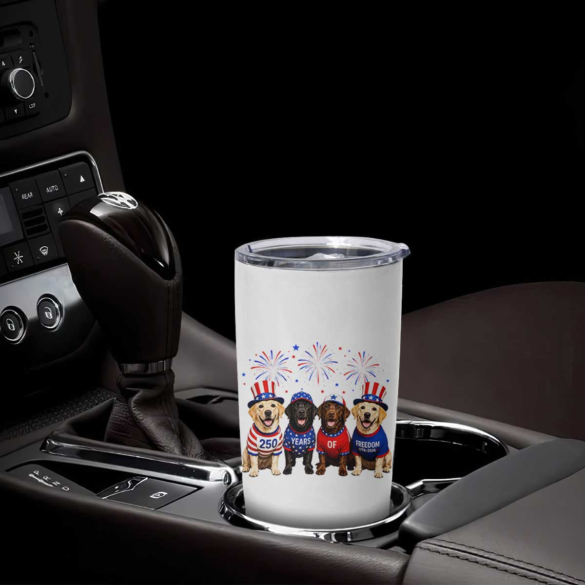 Labrador Retriever Americas 250th Anniversary Tumbler Cup 4th July US 250 Years Of Freedom Dog Lovers 1776 2026