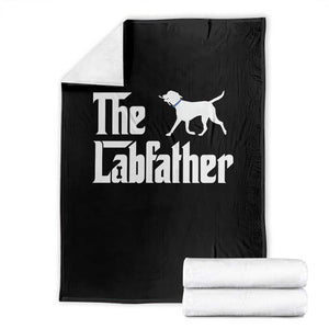 Funny Labrador Dad Throw Blanket The Lab Father Fathers Day Gifts For Dog Lovers Dad