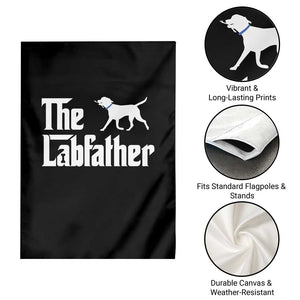 Funny Labrador Dad Garden Flag The Lab Father Fathers Day Gifts For Dog Lovers Dad