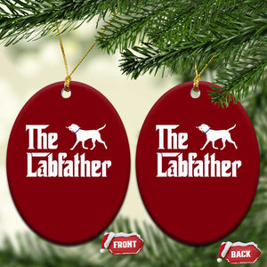 Funny Labrador Dad Ceramic Ornament The Lab Father Fathers Day Gifts For Dog Lovers Dad