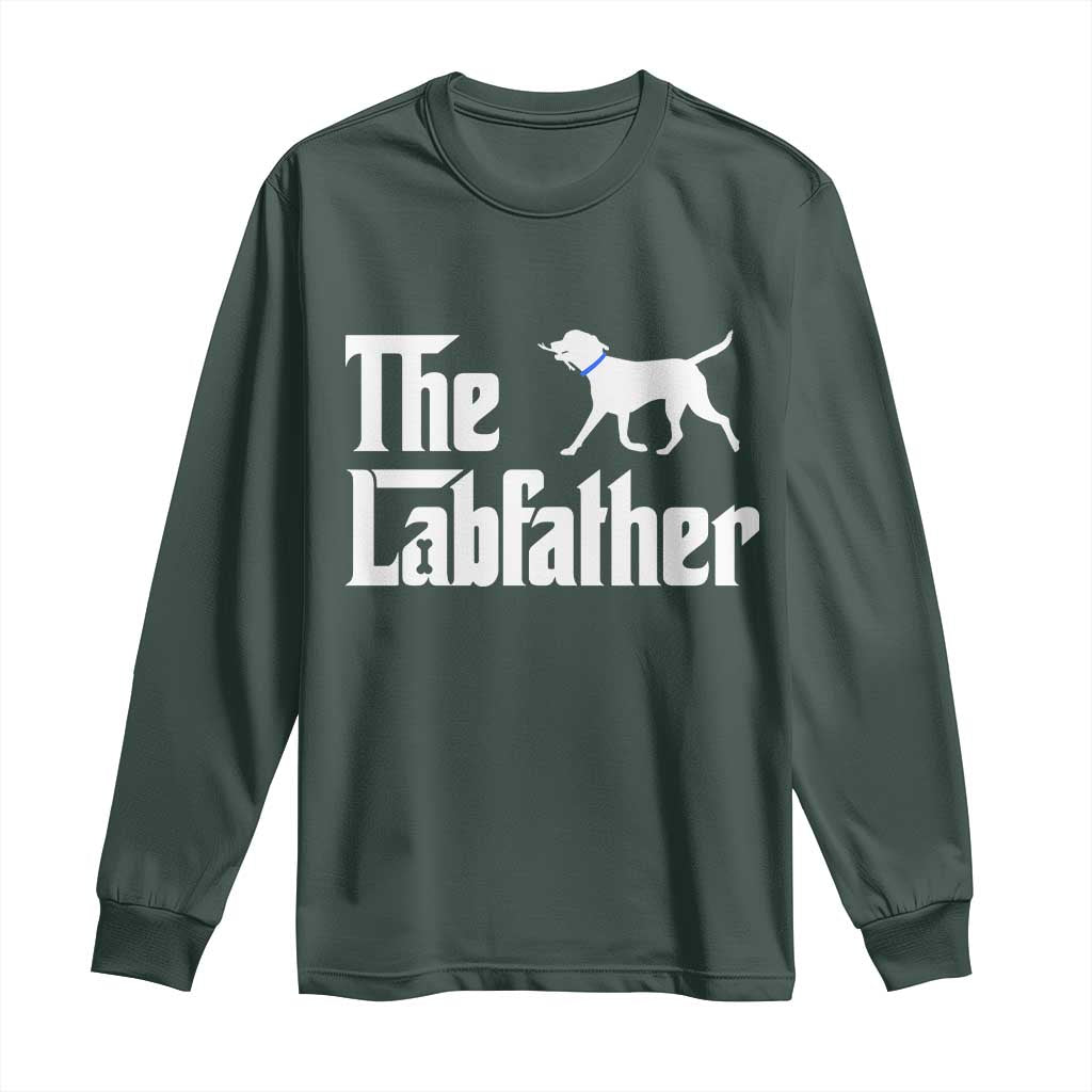 Funny Labrador Dad Long Sleeve Shirt The Lab Father Fathers Day Gifts For Dog Lovers Dad