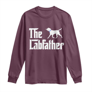 Funny Labrador Dad Long Sleeve Shirt The Lab Father Fathers Day Gifts For Dog Lovers Dad