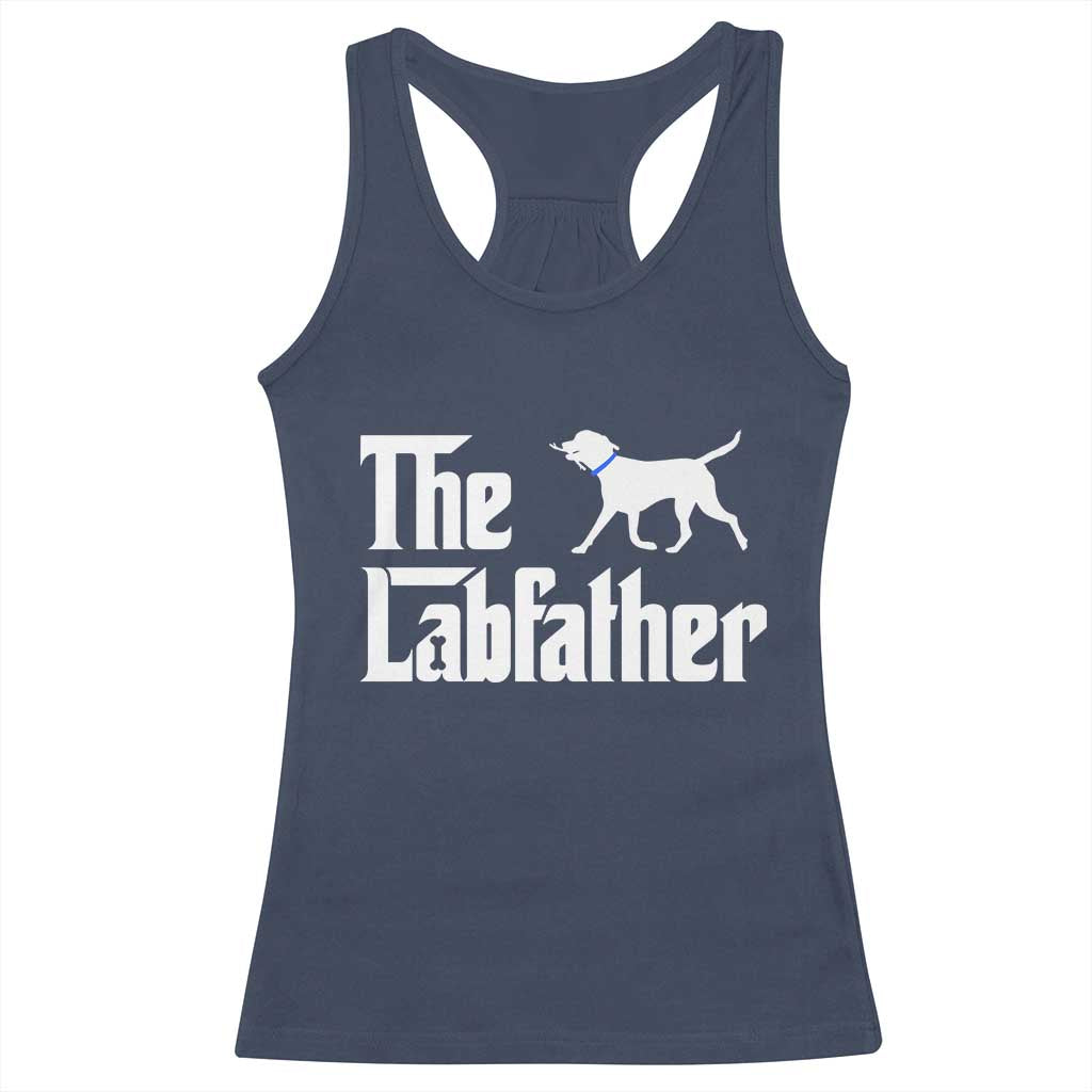 Funny Labrador Dad Racerback Tank Top The Lab Father Fathers Day Gifts For Dog Lovers Dad