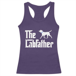 Funny Labrador Dad Racerback Tank Top The Lab Father Fathers Day Gifts For Dog Lovers Dad
