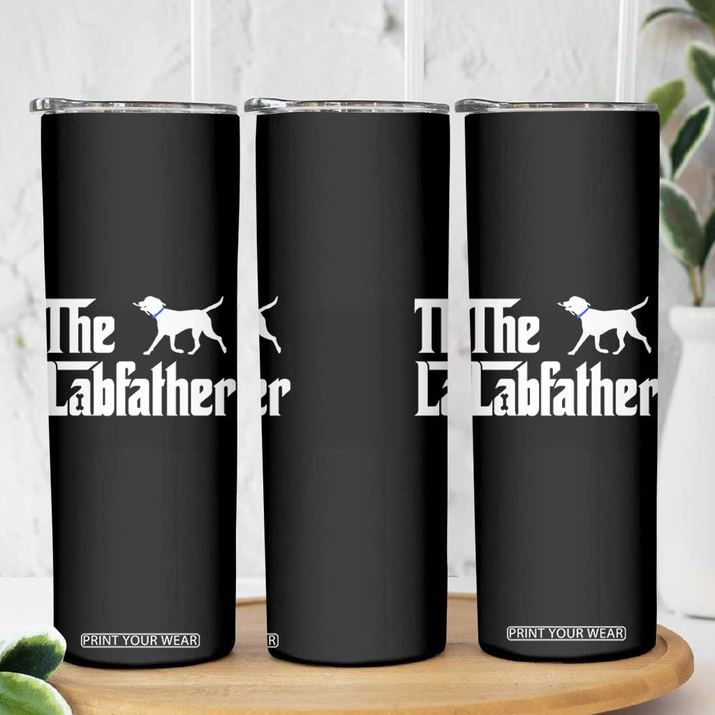 Funny Labrador Dad Skinny Tumbler The Lab Father Fathers Day Gifts For Dog Lovers Dad