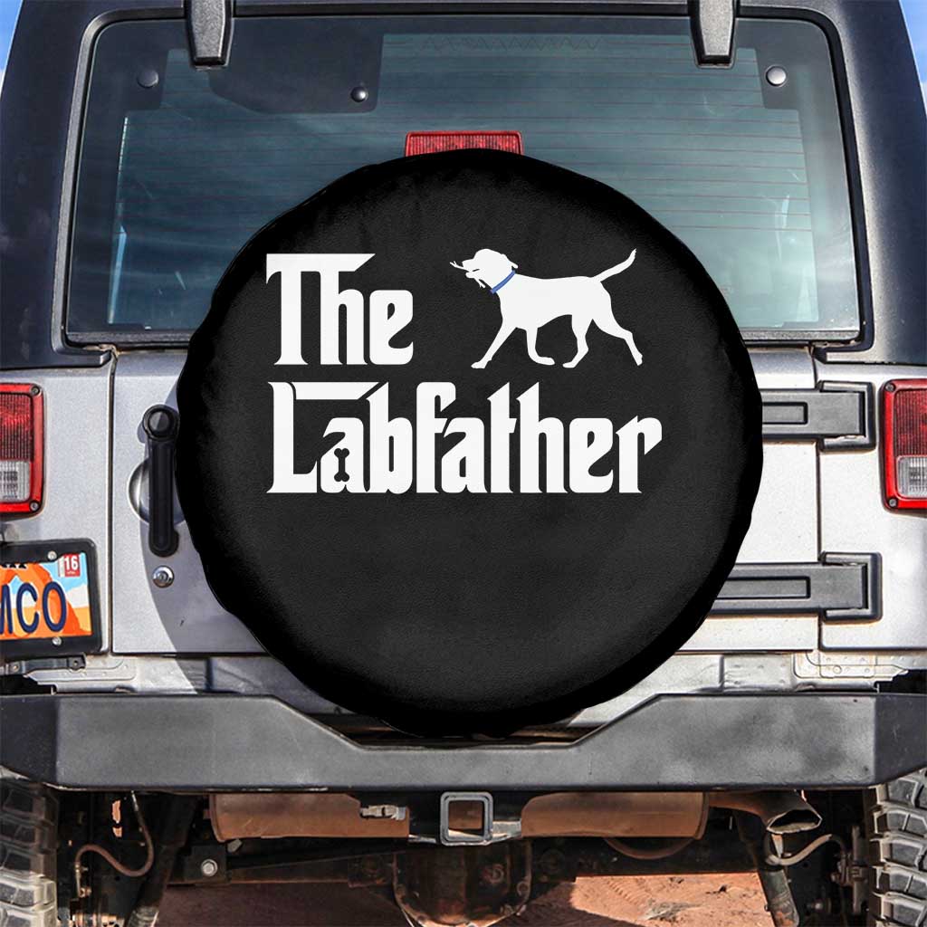 Funny Labrador Dad Spare Tire Cover The Lab Father Fathers Day Gifts For Dog Lovers Dad TS10 No hole Black Print Your Wear