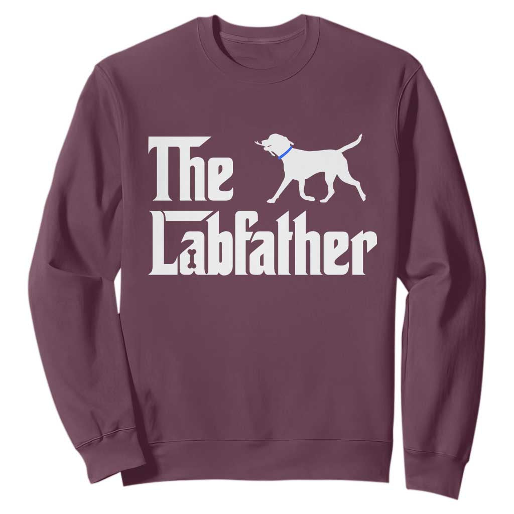 Funny Labrador Dad Sweatshirt The Lab Father Fathers Day Gifts For Dog Lovers Dad