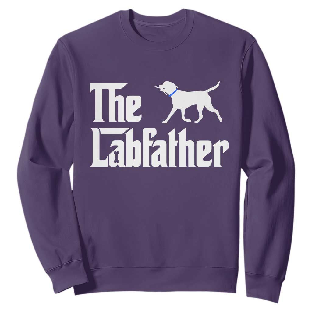 Funny Labrador Dad Sweatshirt The Lab Father Fathers Day Gifts For Dog Lovers Dad