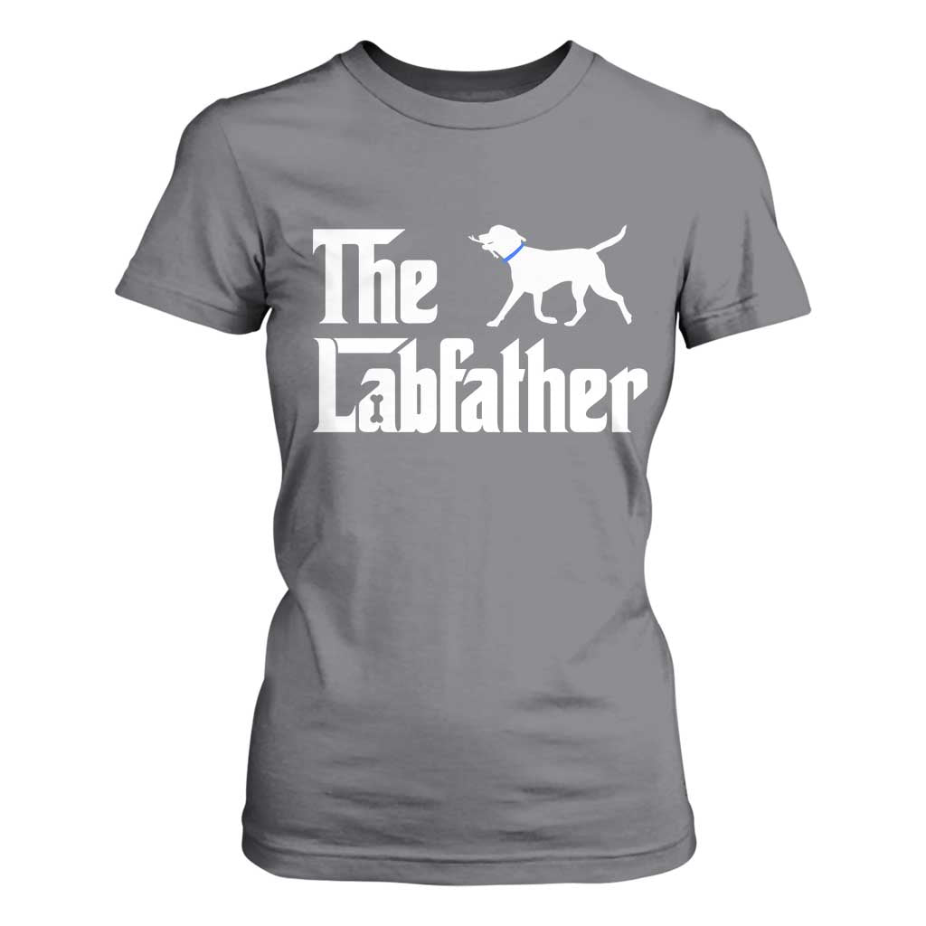 Funny Labrador Dad T Shirt For Women The Lab Father Fathers Day Gifts For Dog Lovers Dad