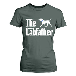 Funny Labrador Dad T Shirt For Women The Lab Father Fathers Day Gifts For Dog Lovers Dad