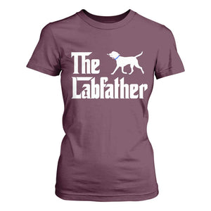 Funny Labrador Dad T Shirt For Women The Lab Father Fathers Day Gifts For Dog Lovers Dad