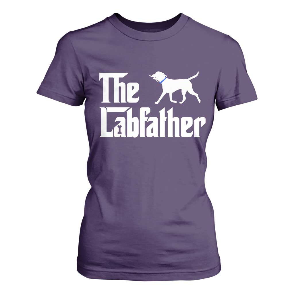 Funny Labrador Dad T Shirt For Women The Lab Father Fathers Day Gifts For Dog Lovers Dad
