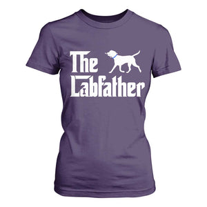 Funny Labrador Dad T Shirt For Women The Lab Father Fathers Day Gifts For Dog Lovers Dad