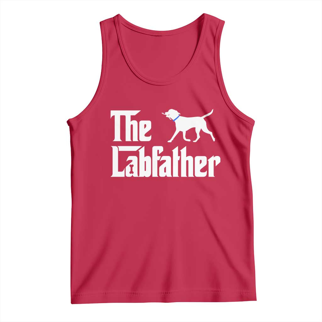 Funny Labrador Dad Tank Top The Lab Father Fathers Day Gifts For Dog Lovers Dad