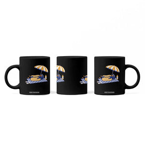 Funny Sausage Dog Coffee Mug Retro Summer Hot Dog Graphic Dachshund Dog Lover Gift