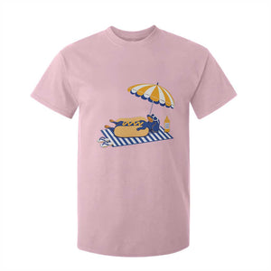 Funny Sausage Dog T Shirt For Kid Retro Summer Hot Dog Graphic Dachshund Dog Lover Gift