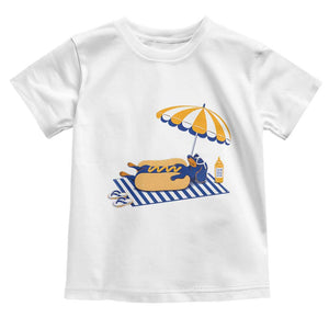 Funny Sausage Dog Toddler T Shirt Retro Summer Hot Dog Graphic Dachshund Dog Lover Gift