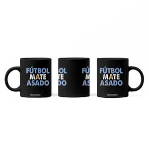 Futbol Mate Asado Argentina Soccer Fan Coffee Mug Argentinian Flag Pride Vintage Football Lovers TS10 Print Your Wear