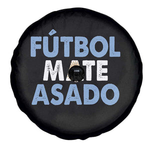Futbol Mate Asado Argentina Soccer Fan Spare Tire Cover Argentinian Flag Pride Vintage Football Lovers TS10 Print Your Wear