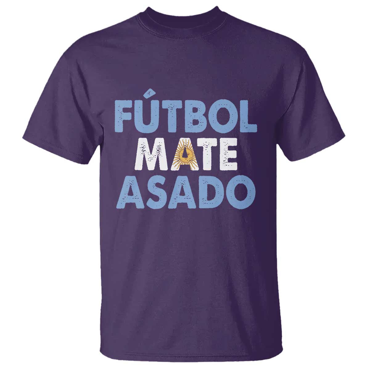 Futbol Mate Asado Argentina Soccer Fan T Shirt Argentinian Flag Pride Vintage Football Lovers TS10 Print Your Wear