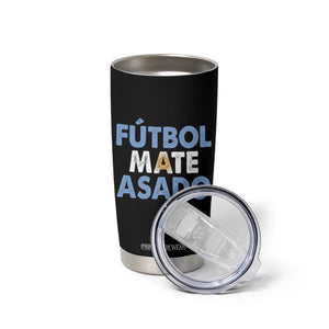 Futbol Mate Asado Argentina Soccer Fan Tumbler Cup Argentinian Flag Pride Vintage Football Lovers TS10 Print Your Wear