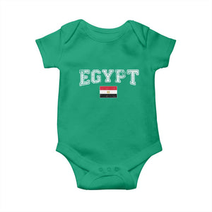 Vintage Egypt Baby Onesie Distressed Flag Patriotic Football Fan Pride Gift for Egyptians TS10 Irish Green Print Your Wear
