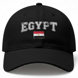 Vintage Egypt Baseball Cap Distressed Flag Patriotic Football Fan Pride Gift for Egyptians TS10 Print Your Wear