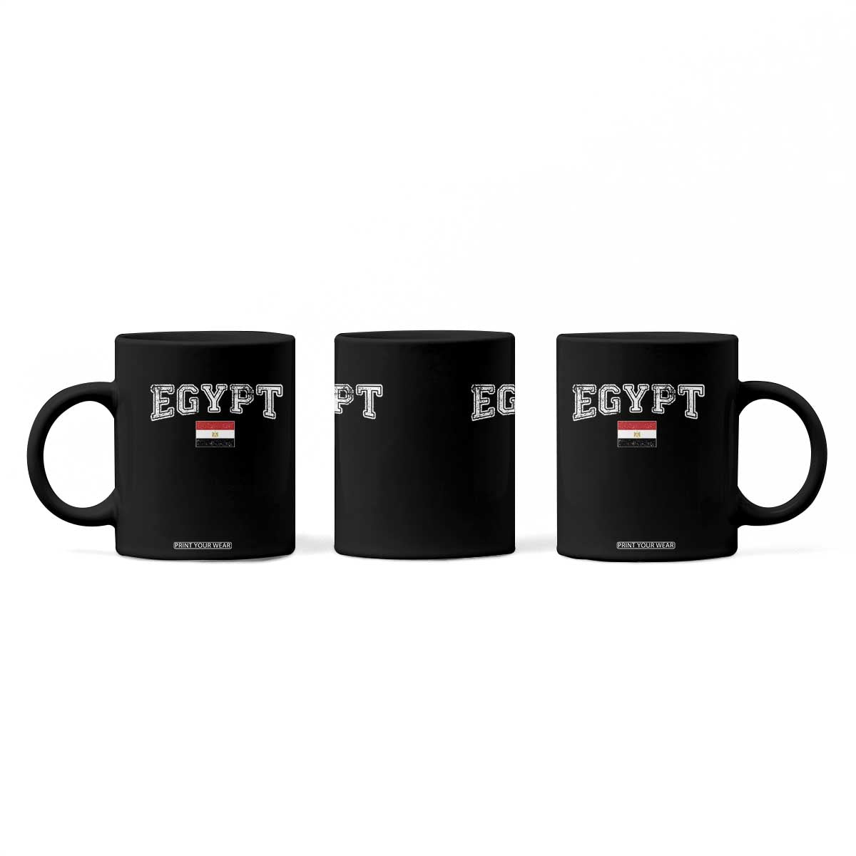 Vintage Egypt Coffee Mug Distressed Flag Patriotic Football Fan Pride Gift for Egyptians TS10 Print Your Wear