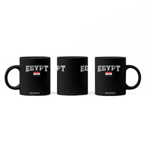Vintage Egypt Coffee Mug Distressed Flag Patriotic Football Fan Pride Gift for Egyptians TS10 Print Your Wear