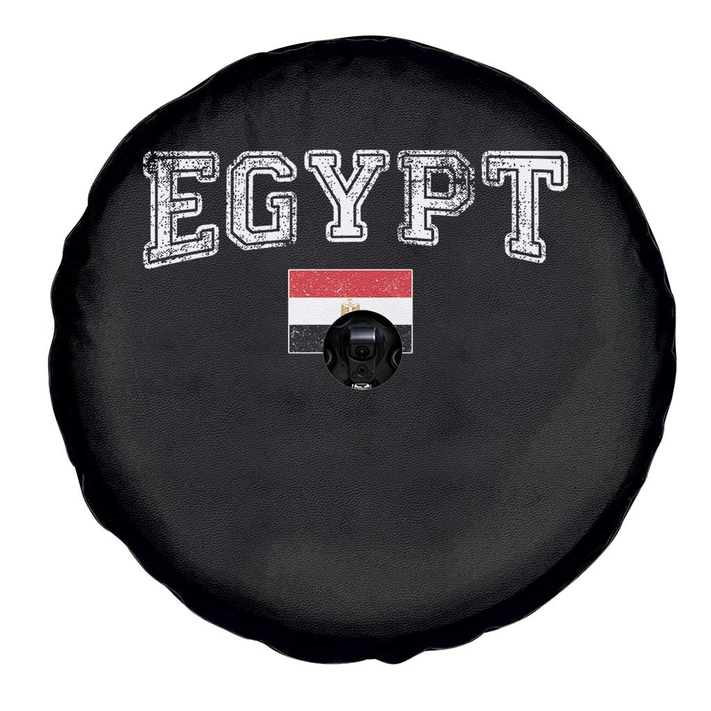 Vintage Egypt Spare Tire Cover Distressed Flag Patriotic Football Fan Pride Gift for Egyptians TS10 Print Your Wear