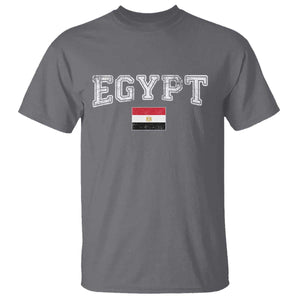 Vintage Egypt T Shirt Distressed Flag Patriotic Football Fan Pride Gift for Egyptians TS10 Charcoal Print Your Wear