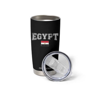 Vintage Egypt Tumbler Cup Distressed Flag Patriotic Football Fan Pride Gift for Egyptians TS10 Print Your Wear