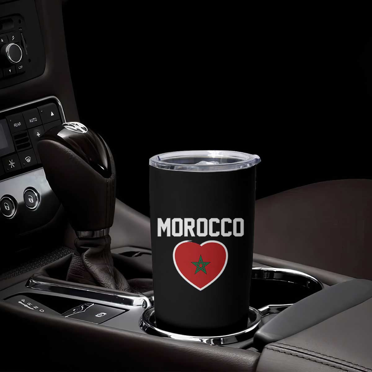 Morocco Heart Flag Tumbler Cup Patriotic Love Gift for Proud Moroccan TS10 Print Your Wear
