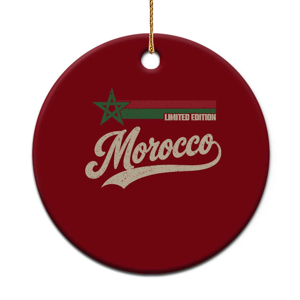 Morocco Ceramic Ornament Limited Edition Vintage Moroccan Pride Retro TS10 1pc Red Print Your Wear