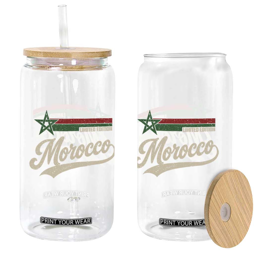 Morocco Glass Can Limited Edition Vintage Moroccan Pride Retro TS10 Print Your Wear