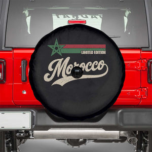 Morocco Spare Tire Cover Limited Edition Vintage Moroccan Pride Retro TS10 Black Print Your Wear