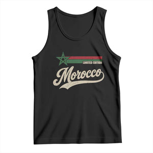 Morocco Tank Top Limited Edition Vintage Moroccan Pride Retro TS10 Black Print Your Wear