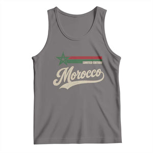 Morocco Tank Top Limited Edition Vintage Moroccan Pride Retro TS10 Deep Heather Print Your Wear