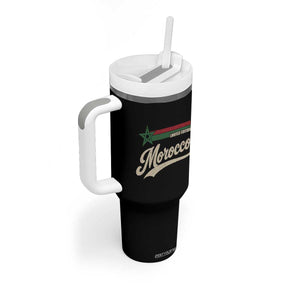 Morocco Tumbler With Handle Limited Edition Vintage Moroccan Pride Retro TS10 Print Your Wear