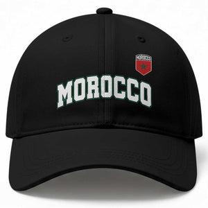 Morocco Moroccan Flag Vintage Pride Baseball Cap TS10 Print Your Wear