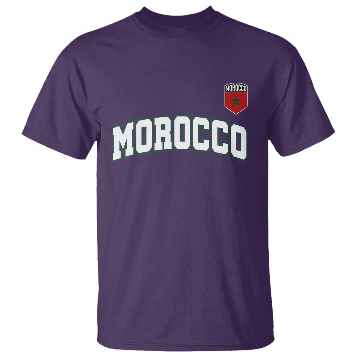 Morocco Moroccan Flag Vintage Pride T Shirt TS10 Print Your Wear