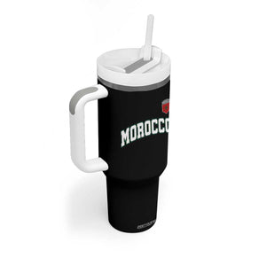 Morocco Moroccan Flag Vintage Pride Tumbler With Handle TS10 Print Your Wear